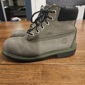 Timberland Kids Olive Green and Black Rain & Snow Boots